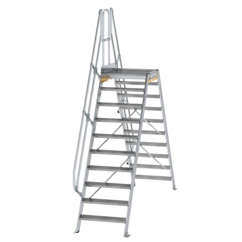 MUNK Überstieg 60° inkl. einen Handlauf, Stufenbreite 800mm, 2x10 Stufen