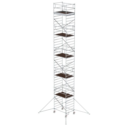 MUNK Rollgerüst mit Doppelplattform 1,35x1,80m Plattform 13,35m AH