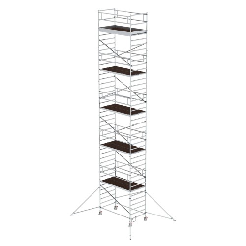 MUNK Rollgerüst mit Doppelplattform 2,45x1,80m Plattform 13,35m AH