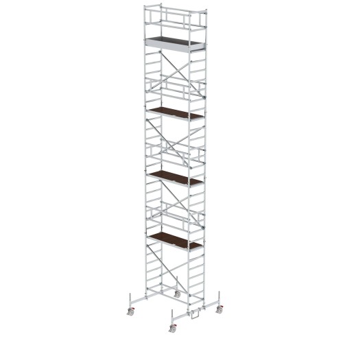 MUNK Rollgerüst mit Fahrbalken 0,75x1,80m Plattform 10,45m AH