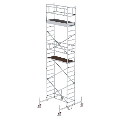 MUNK Rollgerüst mit Fahrbalken 0,75x1,80m Plattform 7,45m AH
