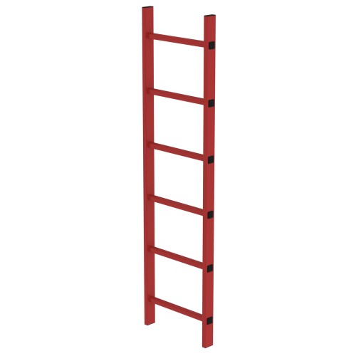 MUNK Schachtleiter aus GFK 400mm breit 6 Sprossen 1,68m lang