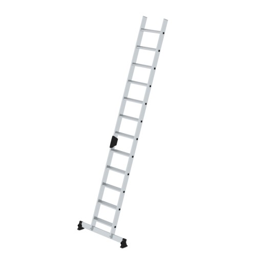 MUNK Stufenanlegeleiter mit nivello-Traverse und Ergo-Pad 12 Stufen