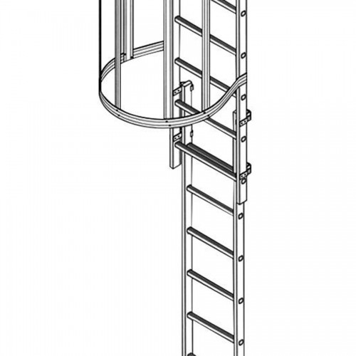 Zarges Notabstiegleiter Aluminium