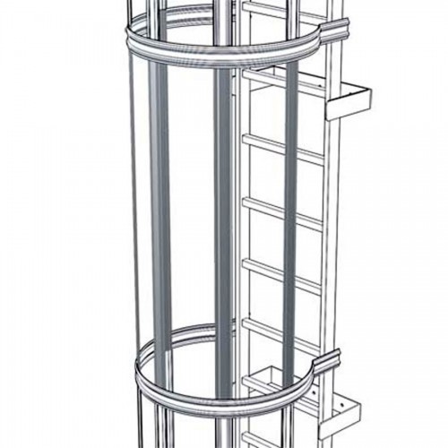 Zarges Rückenschutzstrebe 1.400mm Edelstahl