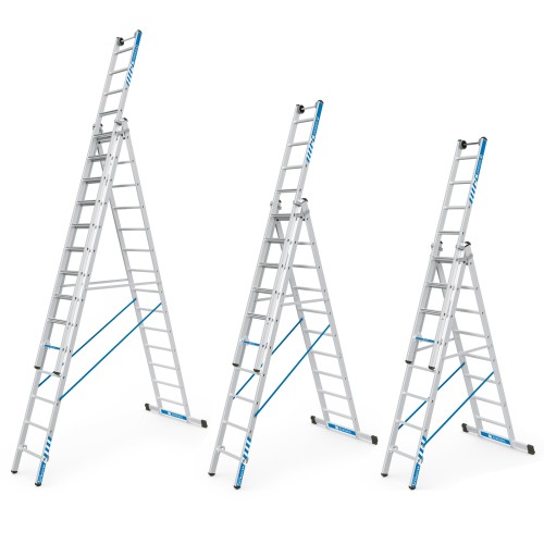 Zarges Stufen-Mehrzweckleiter Skymaster Plus X 3-teilig