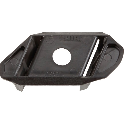 Zarges Stufenabschluss links mit 42mm Holmaußenmaß für geschraube Stehleiter