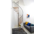 Minka Spindeltreppe Berlin in silber mit Buchenstufen bis 309cm Geschosshöhe Ø120cm Minka Spindeltreppe Berlin in silber mit Buchenstufen bis 309cm Geschosshöhe Ø120cm-small