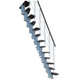 Minka Mittelholmtreppe Quatro 38 - 298cm Geschosshöhe Walnuss Weiß Minka Mittelholmtreppe Quatro 38 - 298cm Geschosshöhe Walnuss Weiß-small