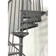 Minka Spindeltreppe Rondo Smart 37 - 305,5cm Geschosshöhe Grau 140cm Durchmesser Minka Spindeltreppe Rondo Smart 37 - 305,5cm Geschosshöhe Grau 140cm Durchmesser-small