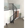 Minka Spindeltreppe Rondo Smart 37 - 305,5cm Geschosshöhe Schwarz 120cm Durchmesser Minka Spindeltreppe Rondo Smart 37 - 305,5cm Geschosshöhe Schwarz 120cm Durchmesser-small