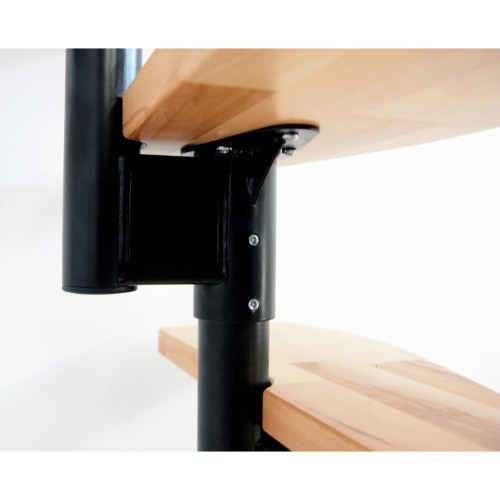 Minka Mittelholmtreppe Nizza 35 - 293,8cm Geschosshöhe Buche Schwarz