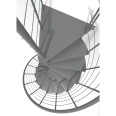 Minka Spindeltreppe Milano 42 - 300,3cm Geschosshöhe Grau 160cm Durchmesser Minka Spindeltreppe Milano 42 - 300,3cm Geschosshöhe Grau 160cm Durchmesser-small