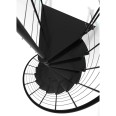 Minka Spindeltreppe Milano 42 - 300,3cm Geschosshöhe Schwarz 160cm Durchmesser Minka Spindeltreppe Milano 42 - 300,3cm Geschosshöhe Schwarz 160cm Durchmesser-small