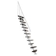 Minka Mittelholmtreppe Nizza 35 - 293,8cm Geschosshöhe Walnuss Weiß Minka Mittelholmtreppe Nizza 35 - 293,8cm Geschosshöhe Walnuss Weiß-small