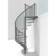 Minka Spindeltreppe Portofino 42 - 300,3cm Geschosshöhe Grau 140cm Durchmesser Minka Spindeltreppe Portofino 42 - 300,3cm Geschosshöhe Grau 140cm Durchmesser-small