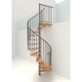 Minka Spindeltreppe Spiral Smart 38 - 305,5cm Geschosshöhe Buche Grau 100cm Durchmesser Minka Spindeltreppe Spiral Smart 38 - 305,5cm Geschosshöhe Buche Grau 100cm Durchmesser-small