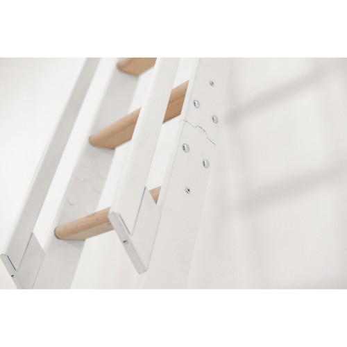 Minka Wangentreppe Strong 152cm max. Geschosshöhe Buche weiß