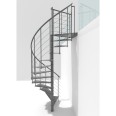 Minka Spindeltreppe Milano 42 - 300,3cm Geschosshöhe Grau 160cm Durchmesser Minka Spindeltreppe Milano 42 - 300,3cm Geschosshöhe Grau 160cm Durchmesser-small