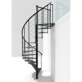 Minka Spindeltreppe Milano 42 - 300,3cm Geschosshöhe Schwarz 160cm Durchmesser Minka Spindeltreppe Milano 42 - 300,3cm Geschosshöhe Schwarz 160cm Durchmesser-small