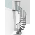 Minka Spindeltreppe Portofino 42 - 300,3cm Geschosshöhe Grau 140cm Durchmesser Minka Spindeltreppe Portofino 42 - 300,3cm Geschosshöhe Grau 140cm Durchmesser-small