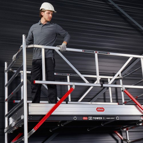 Altrex RS Tower 55 ohne Safe-Quick® 5,8m Arbeitshöhe Holz-Plattform 1,85m