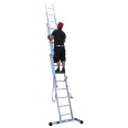 Euroline Premium 30766 Mehrzweckleiter, 3-teilig 3x10 Sprossen mit Vario-Traverse Euroline Premium 30766 Mehrzweckleiter, 3-teilig 3x10 Sprossen mit Vario-Traverse-small