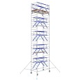 ASC Rollgerüst AGS Pro 305x135cm mit Holz-Plattformen und doppelseitigem Geländer 11,3m Arbeitshöhe ASC Rollgerüst AGS Pro 305x135cm mit Holz-Plattformen und doppelseitigem Geländer 11,3m Arbeitshöhe-small
