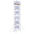ASC Rollgerüst AGS Pro 305x135cm mit Holz-Plattformen und doppelseitigem Geländer 13,3m Arbeitshöhe ASC Rollgerüst AGS Pro 305x135cm mit Holz-Plattformen und doppelseitigem Geländer 13,3m Arbeitshöhe-small