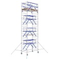 ASC Rollgerüst AGS Pro 190x135cm mit Holz-Plattformen und doppelseitigem Geländer 9,3m Arbeitshöhe ASC Rollgerüst AGS Pro 190x135cm mit Holz-Plattformen und doppelseitigem Geländer 9,3m Arbeitshöhe-small