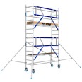 ASC Rollgerüst AGS Pro 250x135cm mit Holz-Plattformen und einseitigem Geländer 5,3m Arbeitshöhe ASC Rollgerüst AGS Pro 250x135cm mit Holz-Plattformen und einseitigem Geländer 5,3m Arbeitshöhe-small
