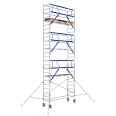 ASC Rollgerüst AGS Pro 190x135cm mit Holz-Plattformen und einseitigem Geländer 8,3m Arbeitshöhe ASC Rollgerüst AGS Pro 190x135cm mit Holz-Plattformen und einseitigem Geländer 8,3m Arbeitshöhe-small