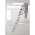Dolle alu-top Bodentreppe Scherentreppe bis 279cm Raumhöhe mit U-Wert 0,58-small