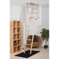 Dolle Bodentreppe clickFIX® 2-teilig bis 274cm Raumhöhe mit U-Wert 0,49 Deckenöffnung 140x70cm-small