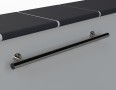Eichenwald Modell 14.1 Haltestangen Länge 1,0m mit 2 geraden Stützen Eichenwald Modell 14.1 Haltestangen Länge 1,0m mit 2 geraden Stützen-small