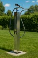 Eichenwald Modell 70 Gartendusche Altena klein mit Handbrause Gardena-Schlauchanschluss sowie Erdspieß Eichenwald Modell 70 Gartendusche Altena klein mit Handbrause Gardena-Schlauchanschluss sowie Erdspieß-small