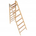 Euroline Holz Sprossenstehleiter 2x7 Sprossen-small