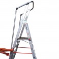 Euroline Workline 2267706 Leichte Stufenstehleiter mit großer Standplattform 6 Stufen-small