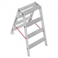 Euroline 20577 Stufenstehleiter 2x4 Stufen-small