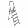 Euroline 22577 Stufenstehleiter mit Sicherheitsbrücke 5 Stufen-small