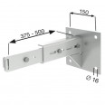 MUNK Wandhalter Vollwärmeschutz Stahl verzinkt Wandabstand Verstellbereich 375-500mm MUNK Wandhalter Vollwärmeschutz Stahl verzinkt Wandabstand Verstellbereich 375-500mm-small