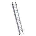 MUNK Aluminium-Schiebeleiter 2-teilig ohne Traverse 2x8 Sprossen-small