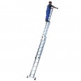 MUNK Schiebeleiter mit nivello-Traverse 3x10 Sprossen MUNK Schiebeleiter mit nivello-Traverse 3x10 Sprossen-small