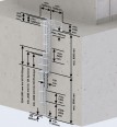 MUNK ortsfeste Steigleitern Stahl verzinkt, 12,60m SH MUNK ortsfeste Steigleitern Stahl verzinkt, 12,60m SH-small