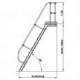 MUNK Treppe mit Plattform 60°-small