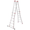 Hailo Multifunktions Teleskopleiter M80 4x6 Sprossen-small