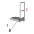 Hymer Erweiterungspodest aus Gitterrost Stahl verzinkt Hymer Erweiterungspodest aus Gitterrost Stahl verzinkt-small