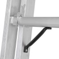 Hymer Schiebeleiter mit gebogener Traverse und Wandlaufrollen 2-teilig Hymer Schiebeleiter mit gebogener Traverse und Wandlaufrollen 2-teilig-small