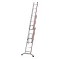 Hymer Stufenmehrzweckleiter mit Wandlaufrollen 3x6 Sprossen/Stufen Hymer Stufenmehrzweckleiter mit Wandlaufrollen 3x6 Sprossen/Stufen-small