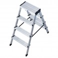 Krause Dopplo Stufen Doppelleiter 2x4 Stufen-small